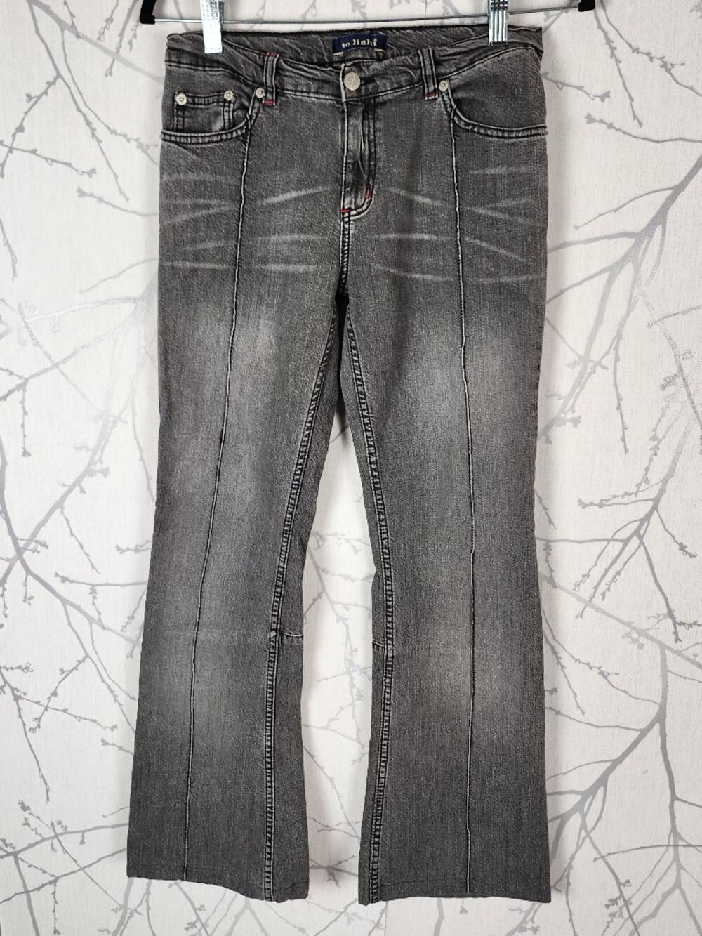To Light Mr, Bright VTG Gray Wash Low Rise Bootcut Jeans